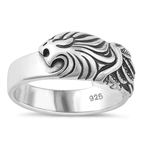 Sterling Silver Griffin Ring