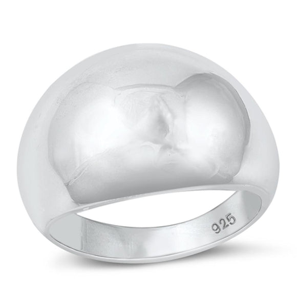 Sterling Silver Domed Ring