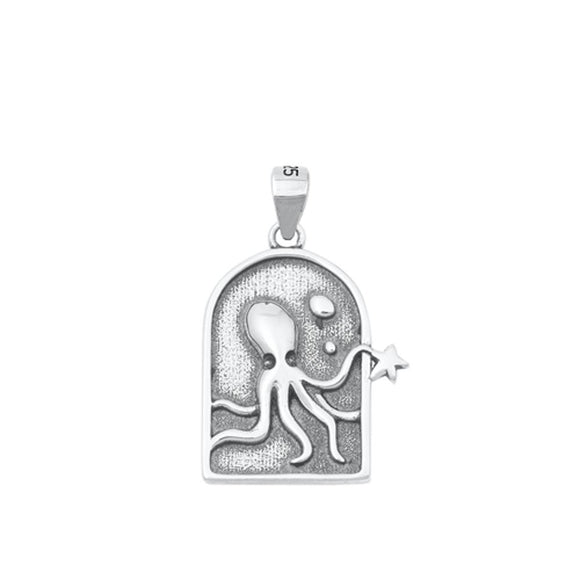 Sterling Silver Wholesale Octopus Pendant Ocean Beach Starfish Charm 925 New