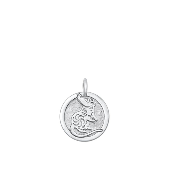 Sterling Silver Beautiful Chinese Zodiac Rat Pendant Astrological Charm 925 New