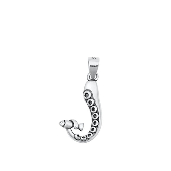 Sterling Silver Octopus Tentacles 