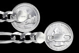 Figaro 250 - 11mm - Sterling Silver Figaro Chain Necklace