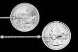 Rope Bead 030 - 1.3mm - Sterling Silver Rope 3mm Bead Chain Necklace