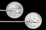 Rope 035 - 1.5mm - Sterling Silver Rope Chain Necklace