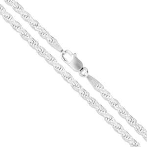 Rope 060 - 2.8mm - Sterling Silver Rope Chain Necklace