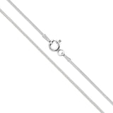 Snake 015 - 0.9mm - Sterling Silver Snake Chain Necklace