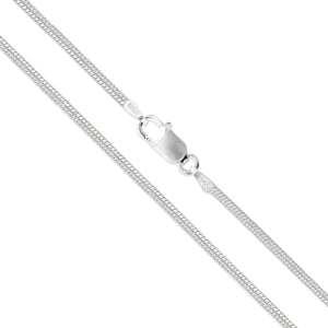 Snake 030 - 1.3mm - Sterling Silver Snake Chain Necklace