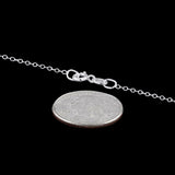 Cable 030 - 1.4mm - Sterling Silver Cable Chain Necklace