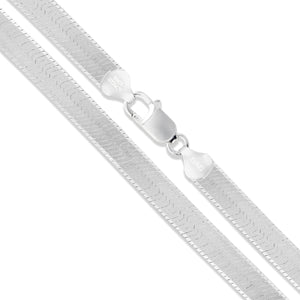 Herringbone 050 - 4.3mm - Sterling Silver Herringbone Chain Necklace
