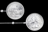 Cable Bead 030 - 1.2mm - Sterling Silver Cable 3mm Bead Chain Necklace