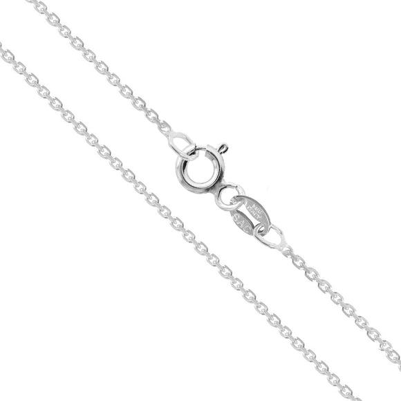 Cable 030 - 1.4mm - Sterling Silver Cable Chain Necklace