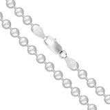 Bead 400 - 4mm - Sterling Silver Bead Chain Necklace