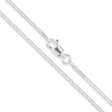 Foxtail 100 - 1.2mm - Sterling Silver Foxtail Chain Necklace