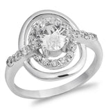 White CZ Wedding Engagement Bridal Ring New .925 Sterling Silver Band Sizes 5-9