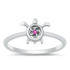 Sterling Silver Sea Turtle Ring