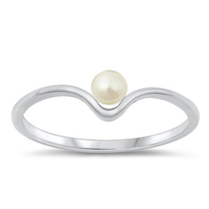 Sterling Silver Freshwater Pearl Ring
