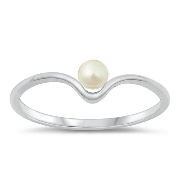Sterling Silver Freshwater Pearl Ring