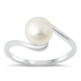 Sterling Silver Freshwater Pearl Ring