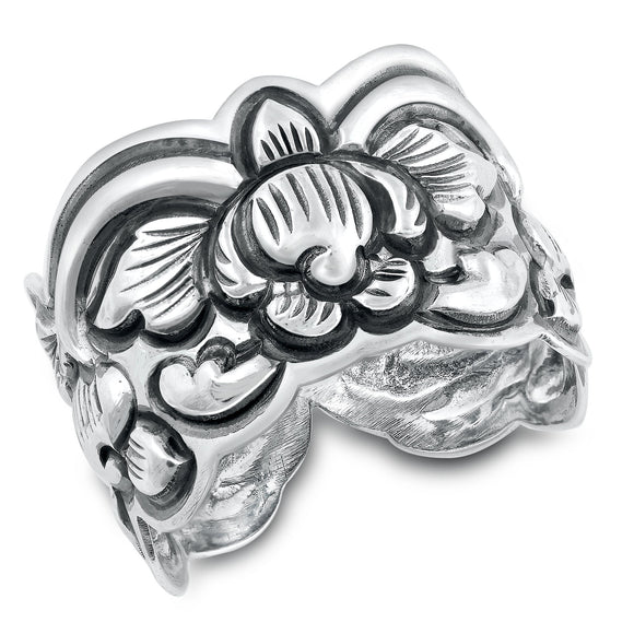 Sterling Silver Flower Ring