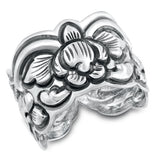 Sterling Silver Flower Ring