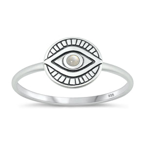 Sterling Silver Moonstone Ring