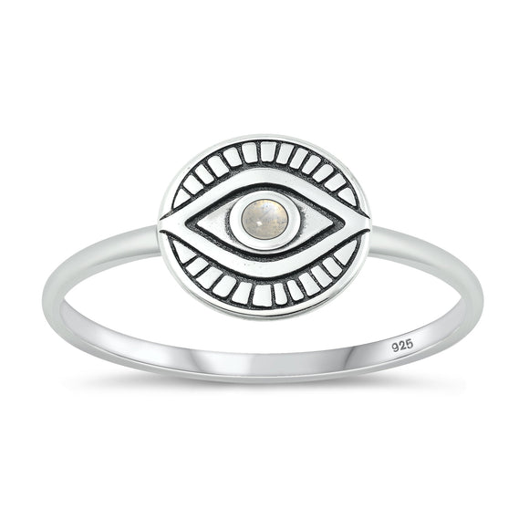 Sterling Silver Moonstone Ring