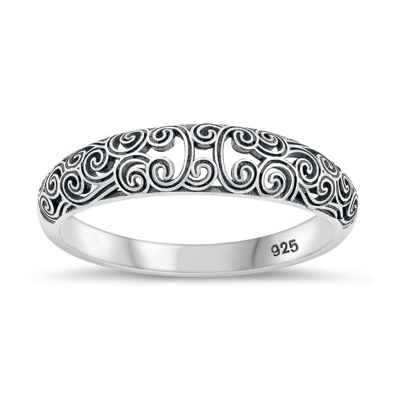 Sterling Silver Filigree Ring