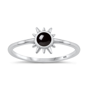 Sterling Silver Sun Ring