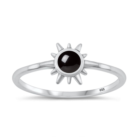 Sterling Silver Sun Ring