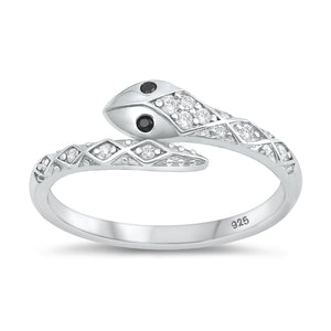 Sterling Silver Snake Ring