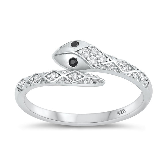 Sterling Silver Snake Ring