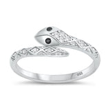Sterling Silver Snake Ring