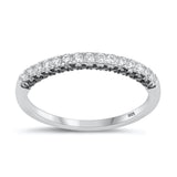 Sterling Silver White CZ Ring