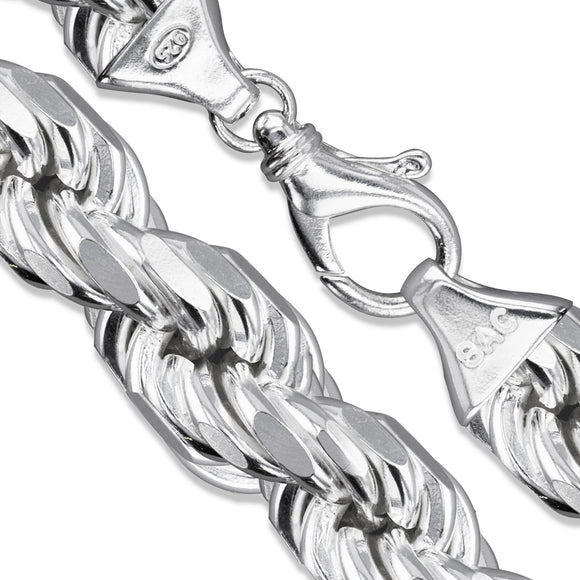 Rope 360 - 18mm - Sterling Silver Rope Chain Necklace