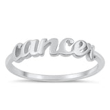 Sterling Silver Cancer Zodiac Ring