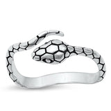 Open Adjustable Snake Wholesale Ring New .925 Sterling Silver Band Sizes 4-10