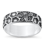 Sterling Silver Celtic Bee Ring