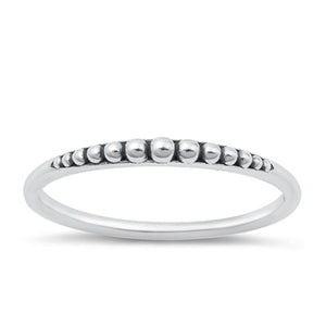 Sterling Silver Bali Ring