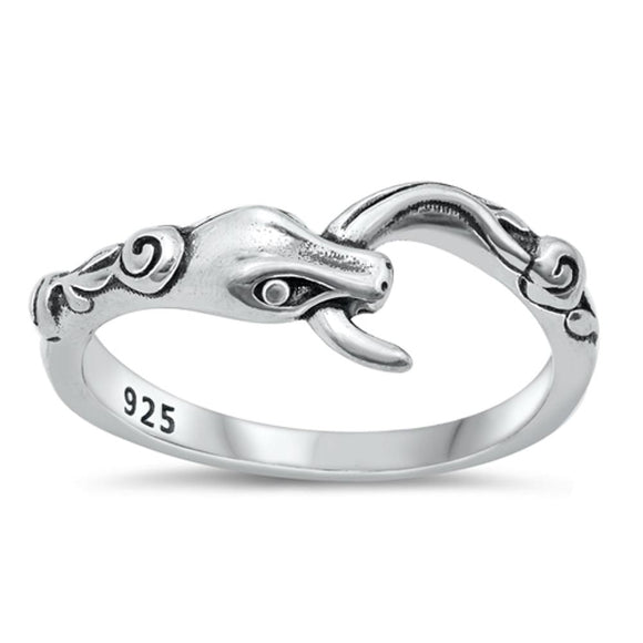 Sterling Silver Bali Snake Ring