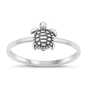 Sterling Silver Sea Turtle Ring