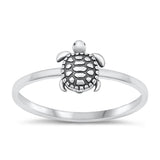 Sterling Silver Sea Turtle Ring