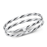 Sterling Silver Braided Ring