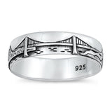 Sterling Silver Bridge Ring