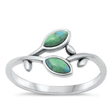 Sterling Silver Turquoise Leag Ring
