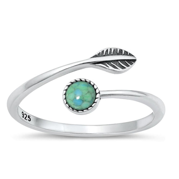 Sterling Silver Turquoise Arrow Ring