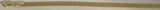 Gold Plated Strand Bead 100 - 4mm - Sterling Silver 4 Bead Chain Necklace