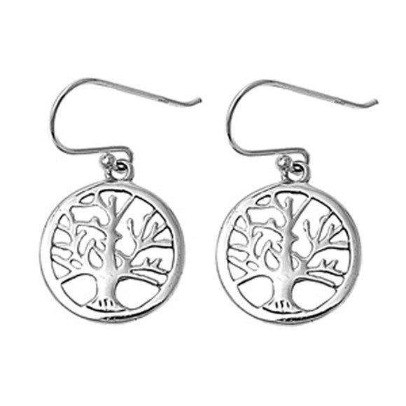 Tree of Life Earrings .925 Sterling Silver