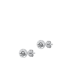 Sterling Silver Classic Beach Sunset High Polished Fashion Earrings .925 New