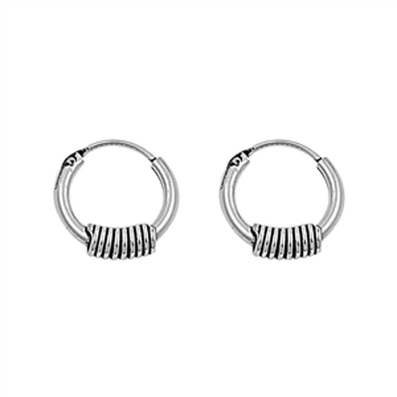 Bali Earrings .925 Sterling Silver