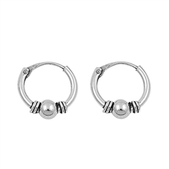 Bali Earrings .925 Sterling Silver